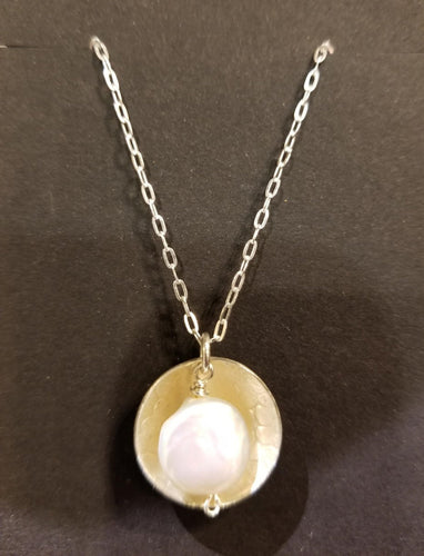 Dome with Coin Pearl Pendant