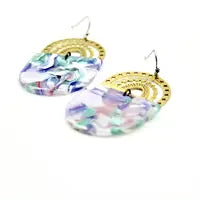 Pastel Stars & Stripes Earrings