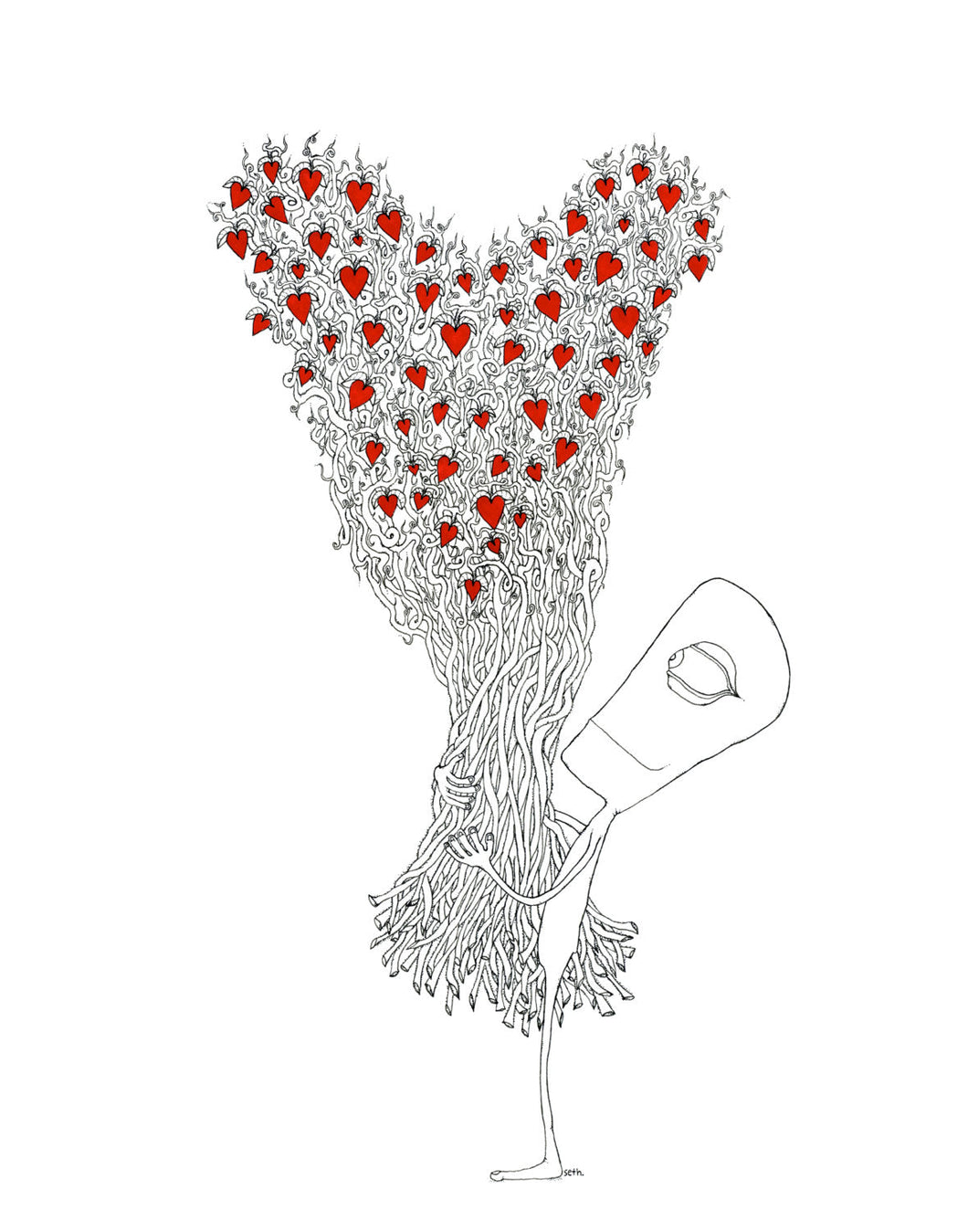Creatures of the Heart Print - A fine Bouquet