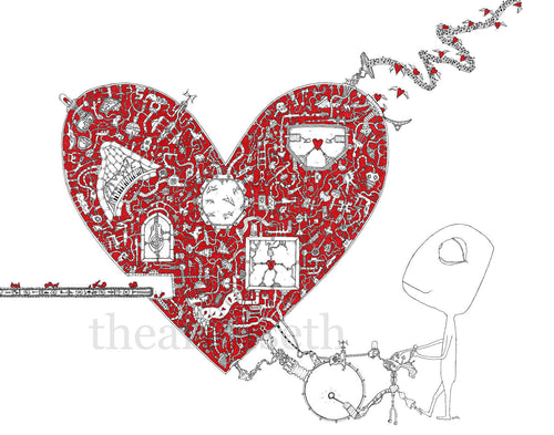 Creatures of the Heart Print - A Fine Machine