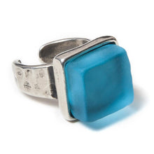 Cube Ring, Silver