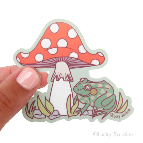 Mushroom and Frog