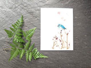 Bluebird Greeting Card