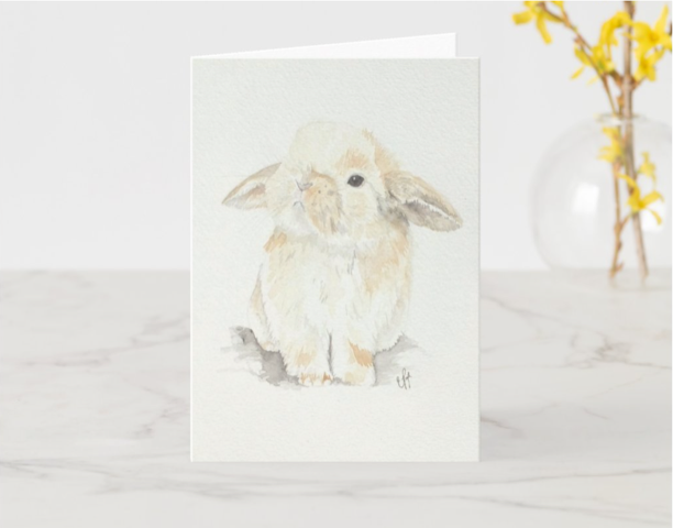 Bunny Greeting Card