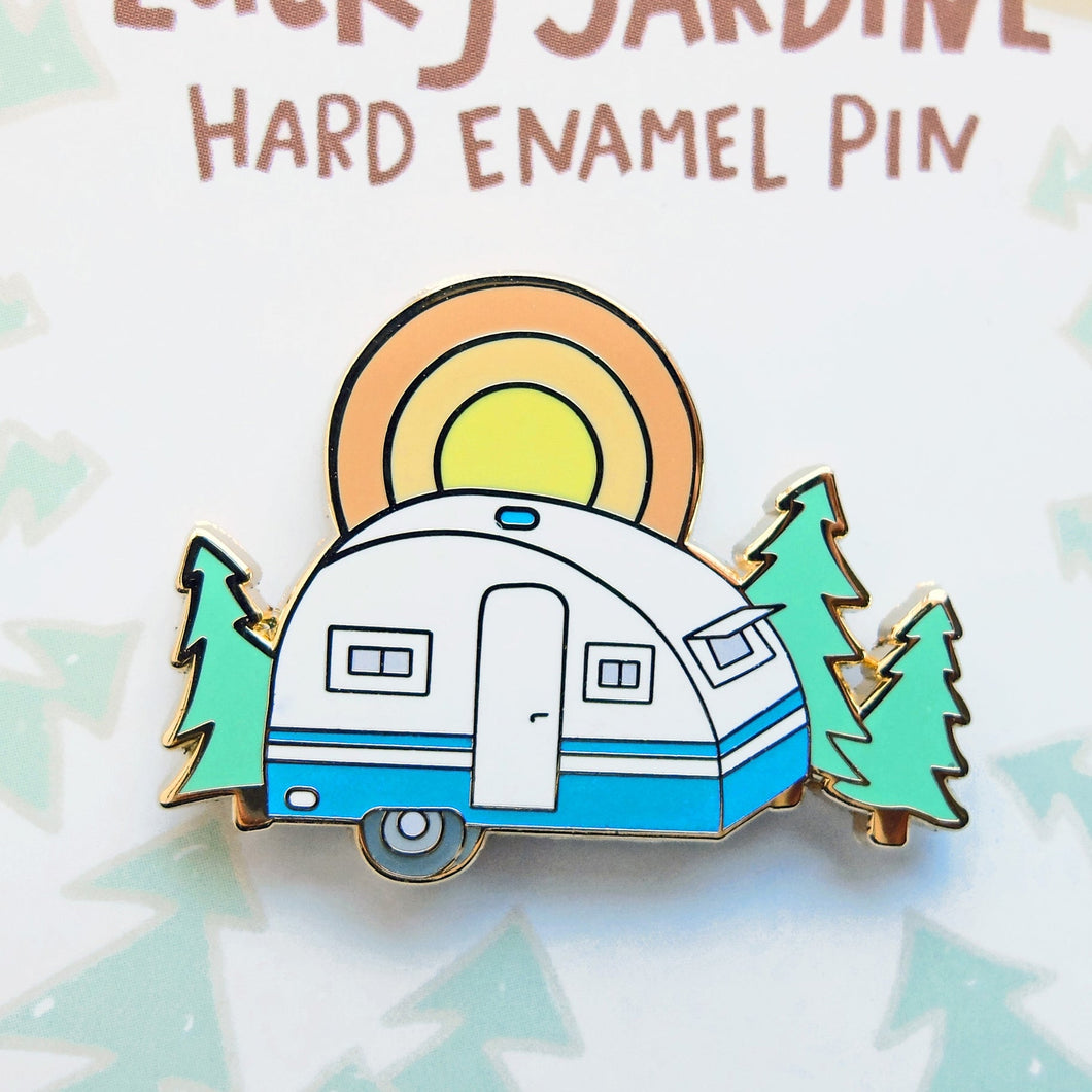 Happy Camper Enamel Pin