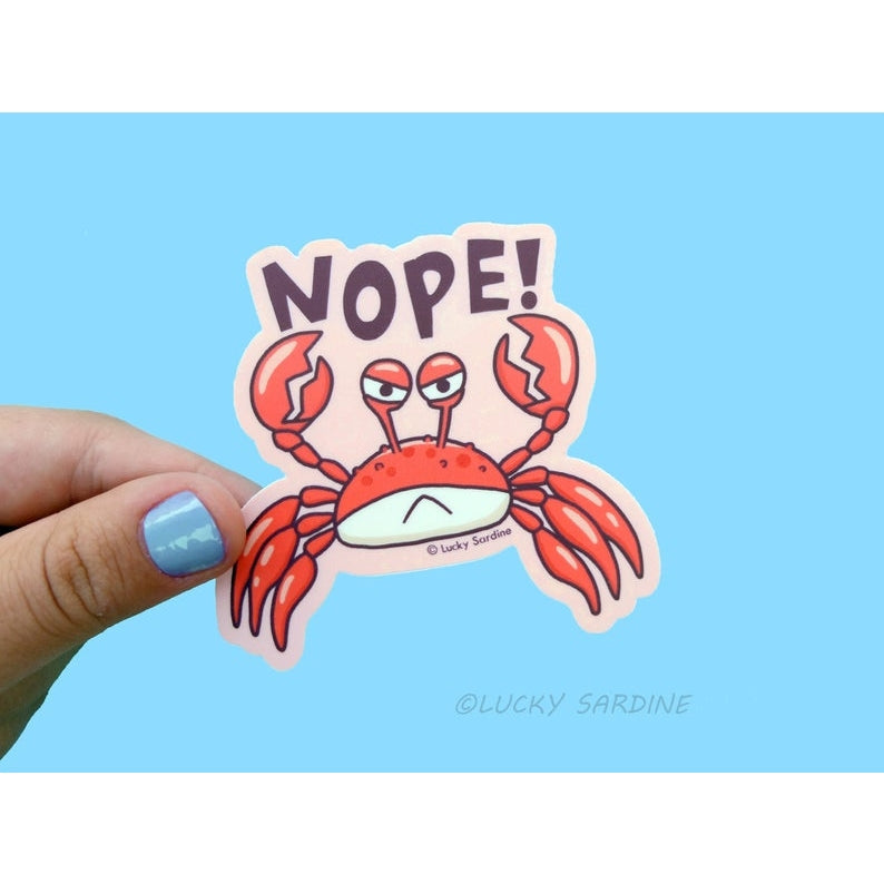 Crap Nope Sticker