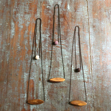 Double Layer Diffuser Necklace - Wood & Lava