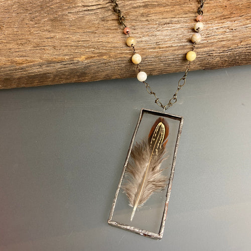 Feather Necklace - XIII