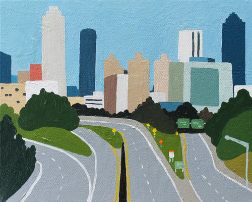 Freedom Parkway Atlanta Print with white mat