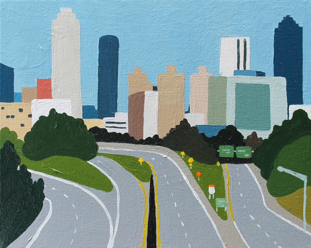 Freedom Parkway Atlanta Print with white mat