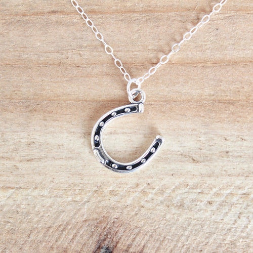 Horseshoe Necklace - Sterling Silver