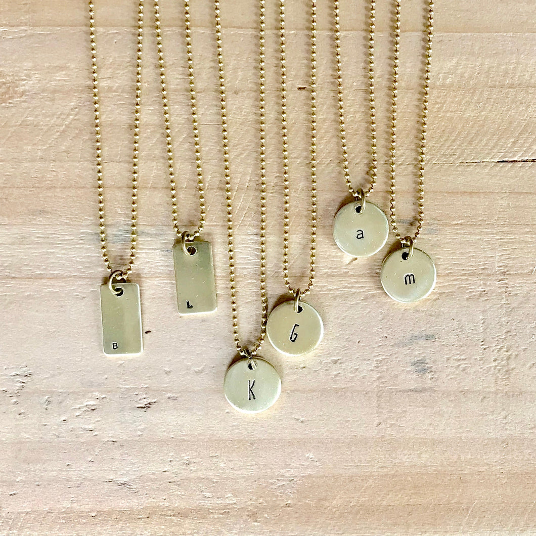 Initial Necklace
