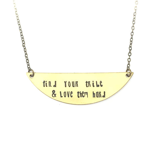 'Find Your Tribe' Necklace