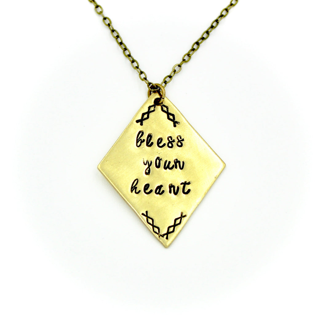 'Bless Your Heart' Necklace