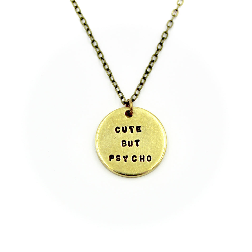 'Cute But Psycho' Necklace