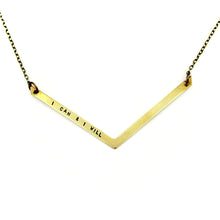 'I Can & I Will' Necklace
