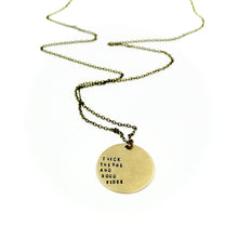 'Thick Thighs And Good Vibes' Necklace