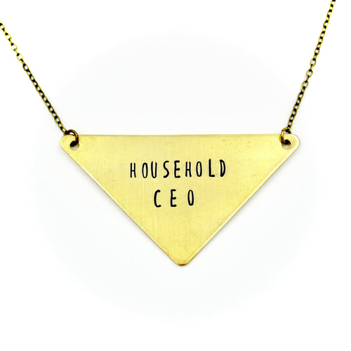 'Household CEO' Necklace