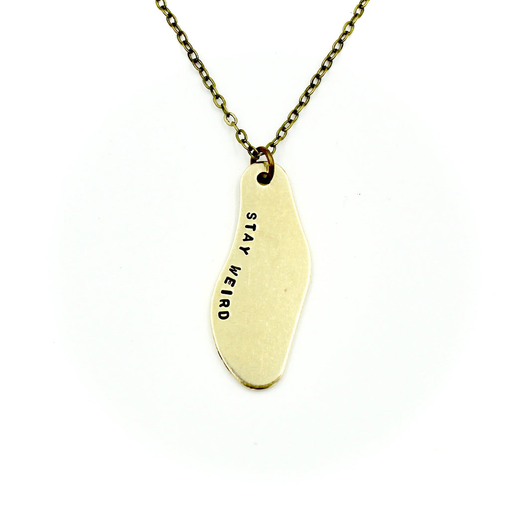 'Stay Weird' Necklace