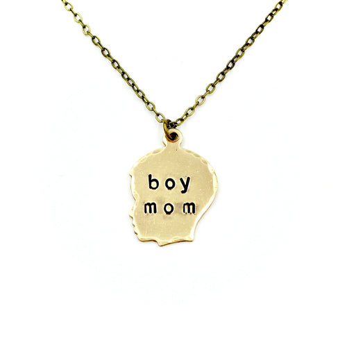'Boy Mom' Necklace