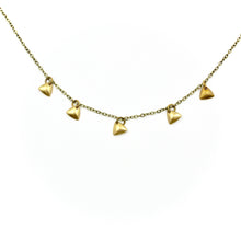 Sprinkle Necklace - Brass Triangle