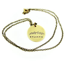 Atlanta Skyline Round Necklace