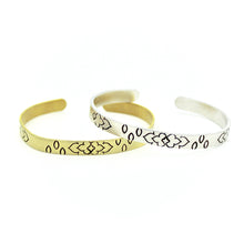 Stamped Cuff Bracelet - Style 3