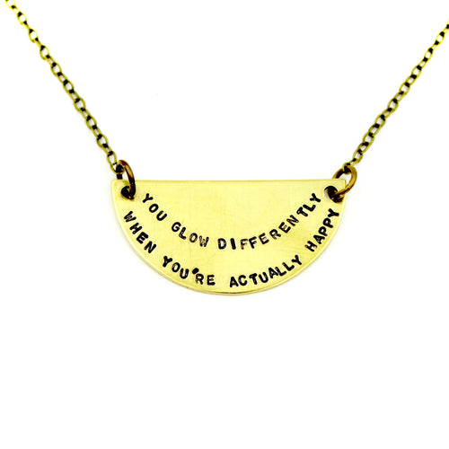 'You Glow Differently' Necklace