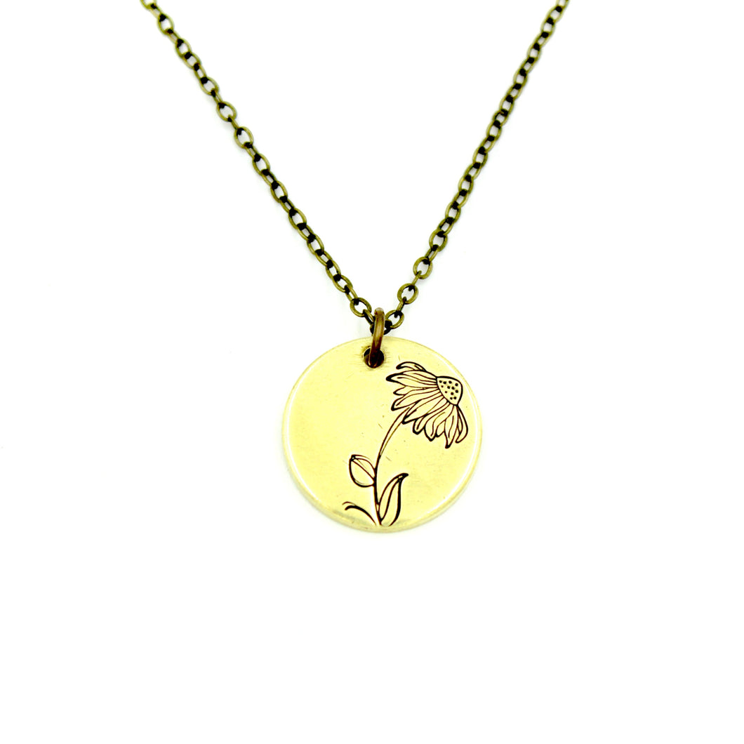 Cone Flower Necklace