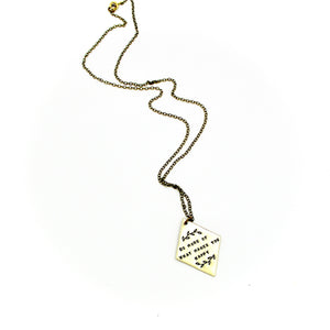 'Do More Of What Makes You Happy' Necklace