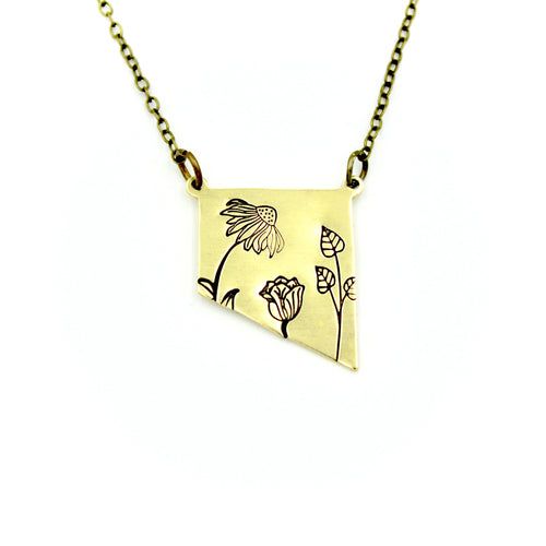 Asymmetrical Garden Necklace