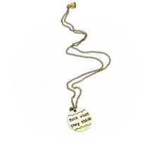'Fuck What They Think' Necklace