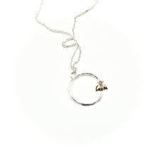 Bee Circle Necklace