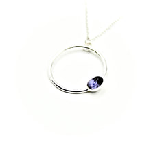 Iolite Circle Necklace