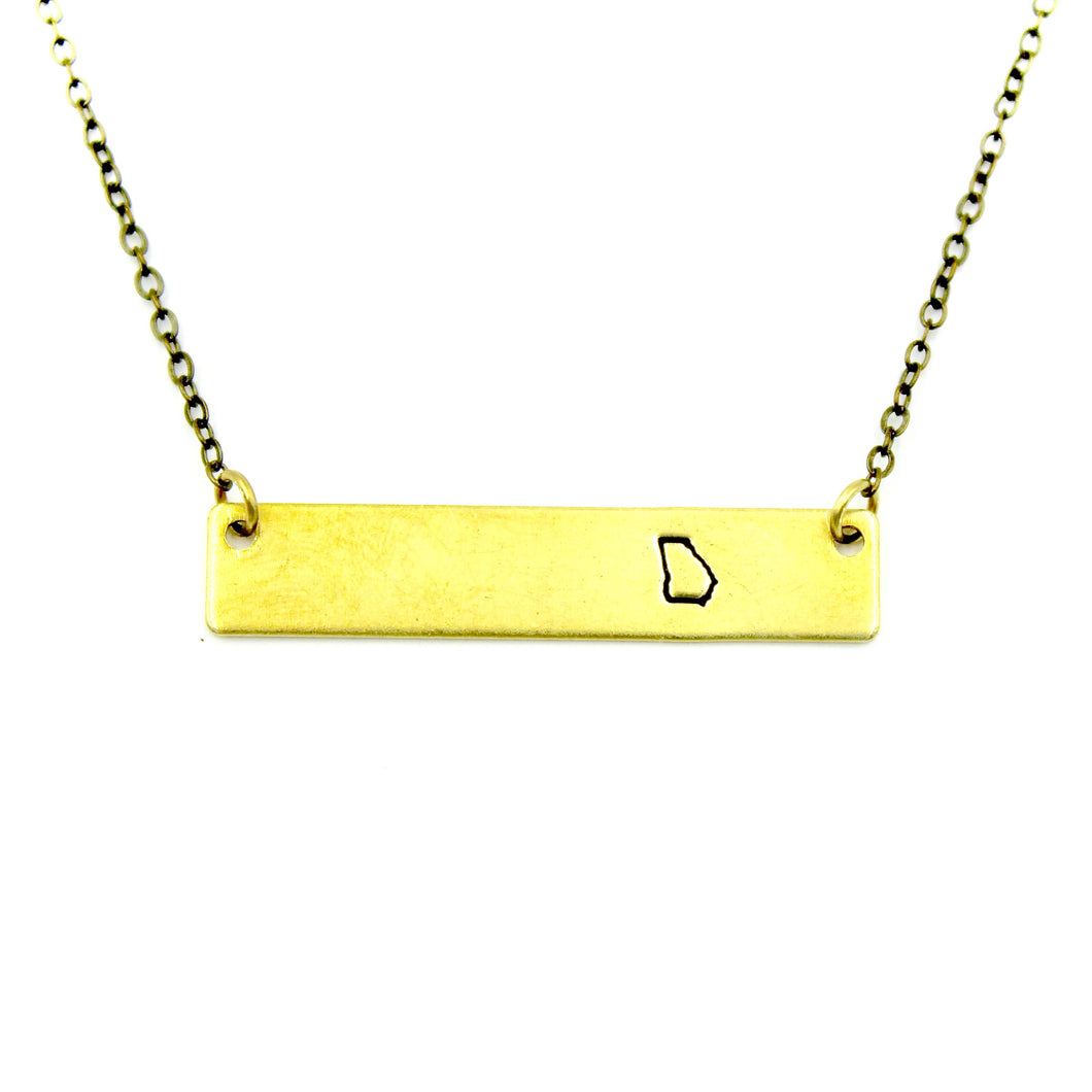 Georgia Bar Necklace
