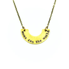 'Moms Run The World' Necklace