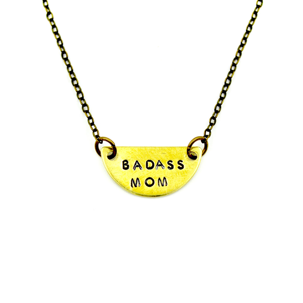 'Badass Mom' Necklace