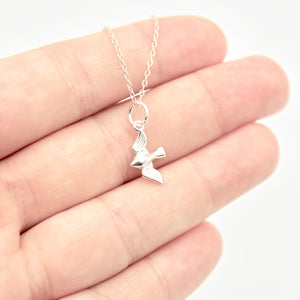 Bird Necklace - Sterling Silver