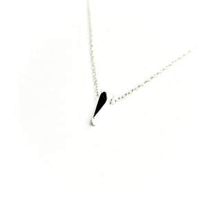 Long Spike Necklace - Sterling Silver