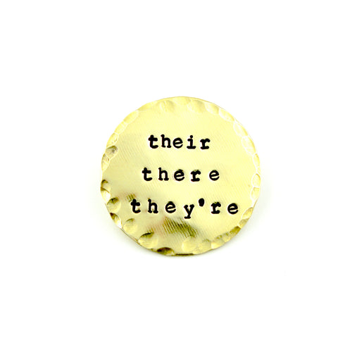 'Their, There, They're' Pin