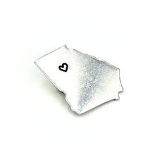 Heart Over Atlanta GA Pin