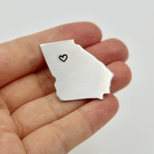 Heart Over Atlanta GA Pin