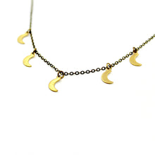 Sprinkle Necklace - Brass Moon