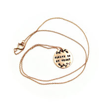 'Always In My Heart' Rose Gold-Filled Necklace