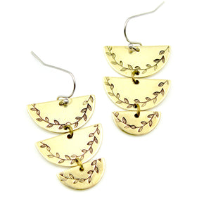 Tiered Vine Earrings