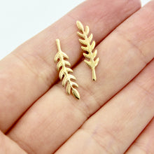 Branch Earrings - Brass