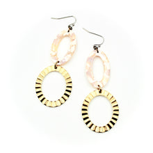Crinkled Drop Earrings