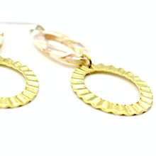 Crinkled Drop Earrings
