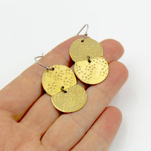 Stamped Bubble Earrings