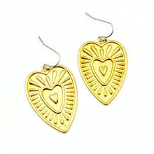 Heart Pendent Earrings